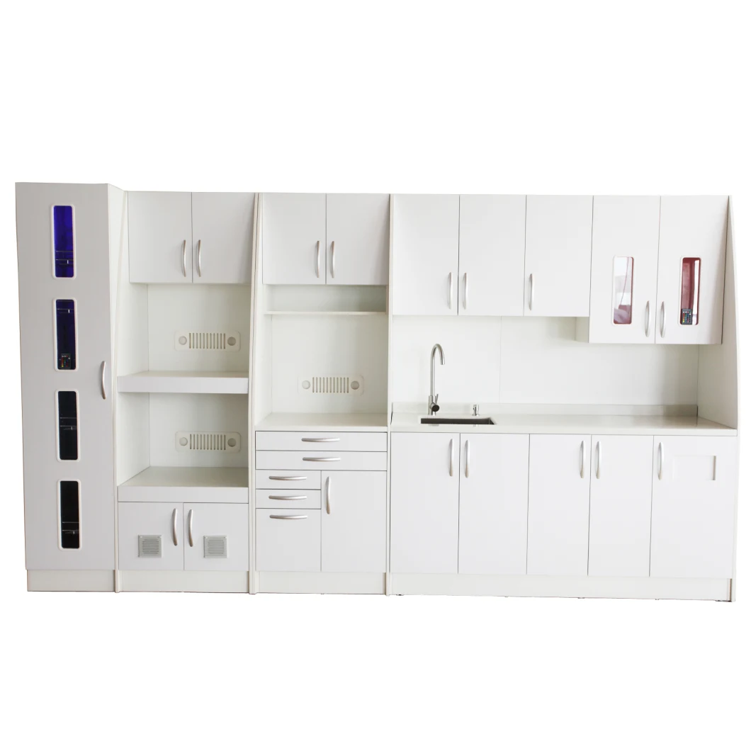 Dental Sterilization Dental Cabinet Dental Furniture Free Combined Dental Cabinet with Sink Dental Equipments