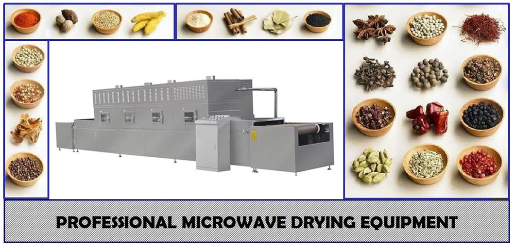 Compatitive Conveyor Belt Condiment Microwave Drying Sterilization Equipment