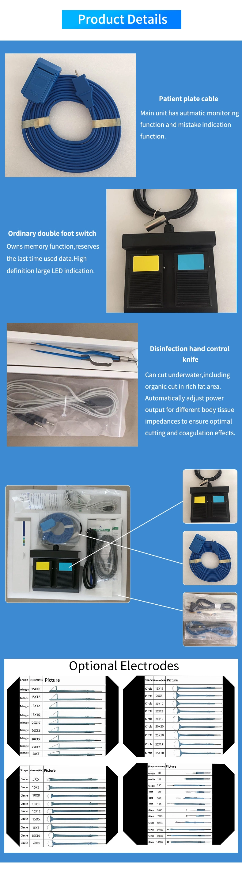 Veterinary Instruments Mini High Frequency Electrosurgical Unit (TNCM-350C)