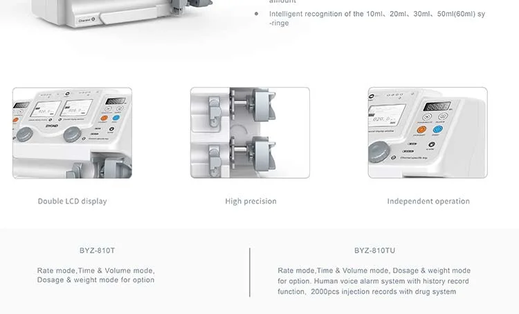 Byond Factory Price Double Channels Hospital Medical Lab Auto Infusion Syringe Pump for Medical Pump One of The Largest Medical Pump Suppliers in China