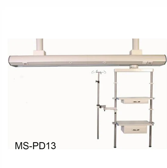 (MS-PD06E) Dispositivo chirurgico pensile elettrico con montaggio a soffitto per sale operatorie