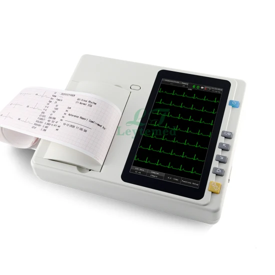 LTSE23 Macchina ECG touch screen da 7 pollici a 3 canali/6 canali/12 canali a prezzo economico